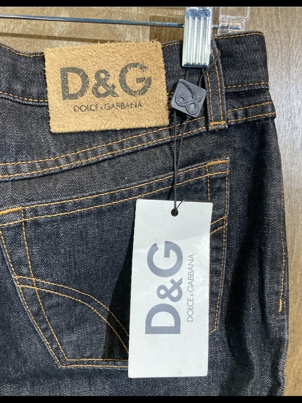 Authentic Dolce & Gabbana Women's Dark Indigo Wide Leg Jeans - Picture 5 of 8